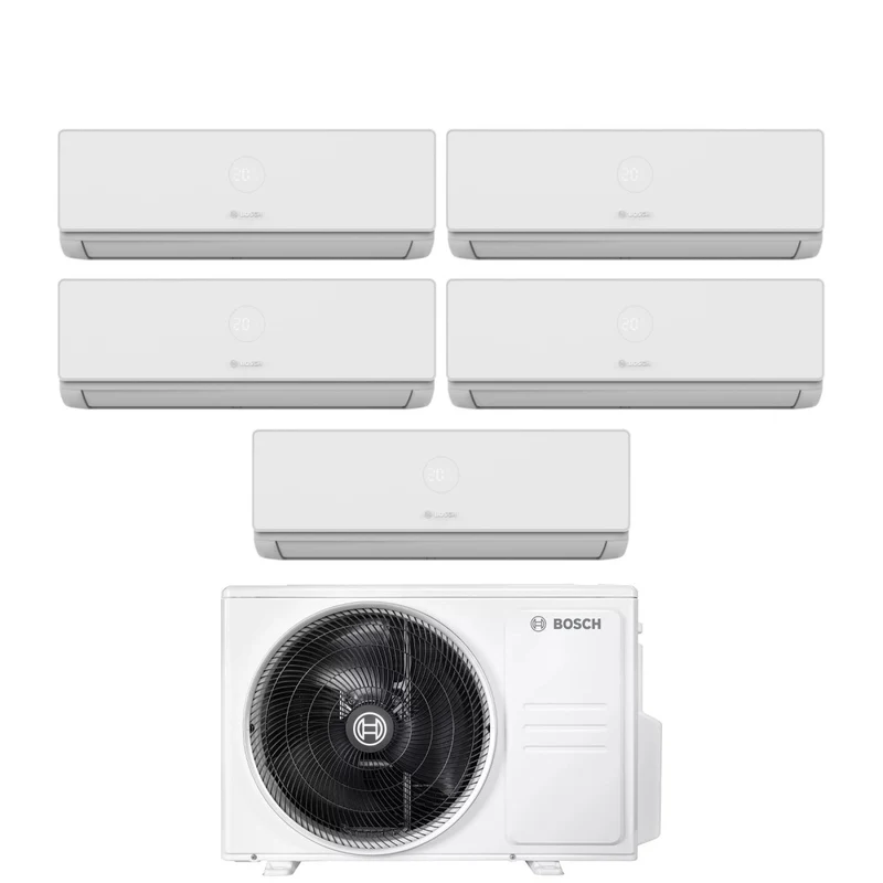 Climatiseur Penta-Split Bosch 9+9+12+12+12 BTU R-32 Wi-Fi en option | 5000M