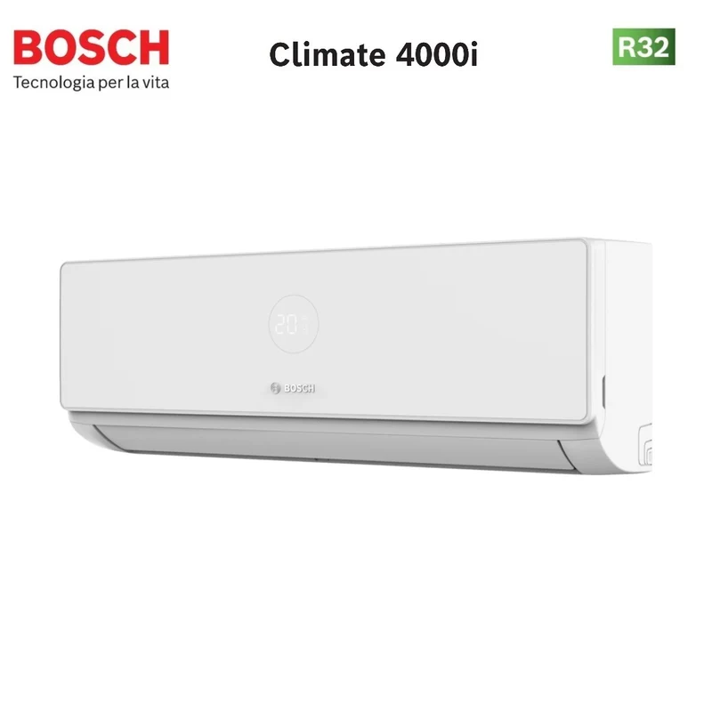 Climatiseur quadri-split Bosch CLIMATE 4000i 9+9+9+12 Quadri avec évaporateur 5000M 105/4 E R-32 et Wi-Fi en option