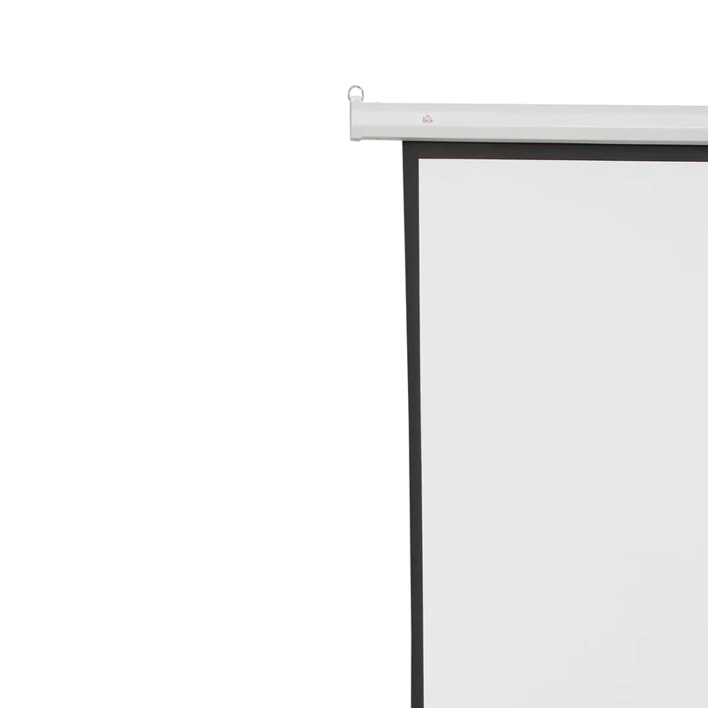Écran de projection Easycomfort 120 pouces, format 4:3, réglable avec télécommande, écran de projection motorisé compact, 244 x 183 cm, blanc