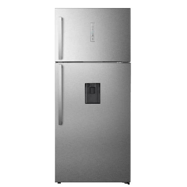 Réfrigérateur Hisense RT728N4WCE 552 litres, classe E, double porte (H 185,2 x L 79,4 x P 72,6 cm), distributeur d'eau en acier inoxydable