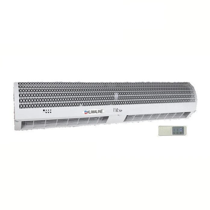 Rideau d'air intégré Klimaline ECOLINE 1S.735A 180 cm à 2 vitesses avec résistance à l'air chaud et télécommande incluse