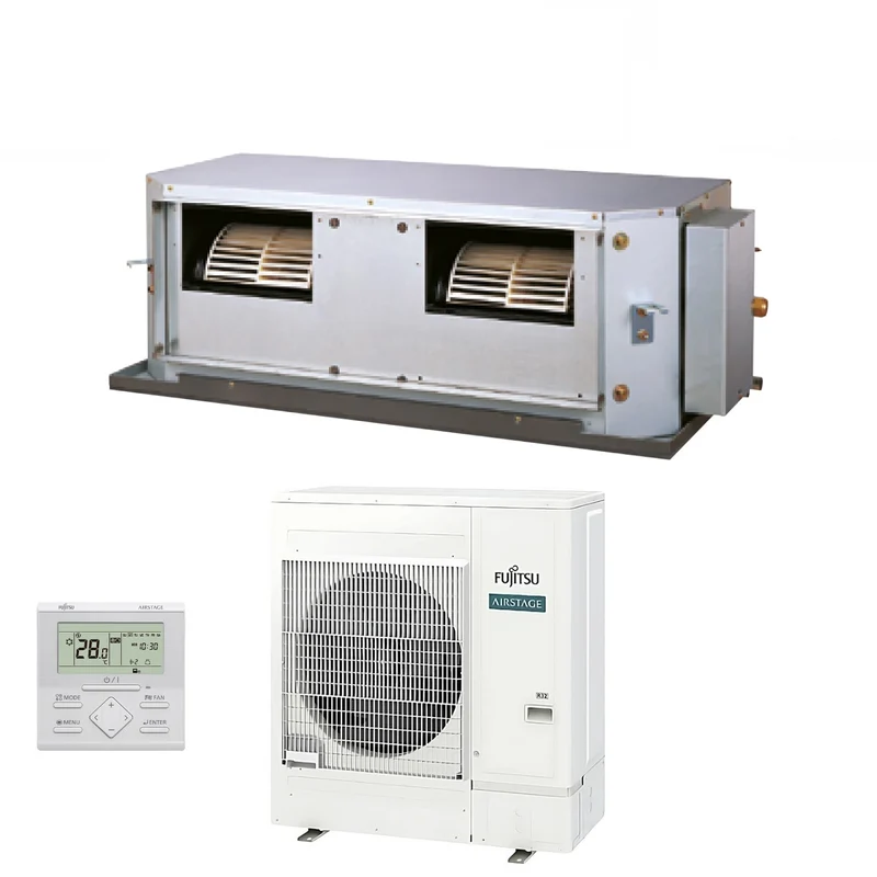 Climatiseur gainable Fujitsu série KH haute performance 54 000 BTU ARXG54KHTB R-32 monophasé avec Wi-Fi en option
