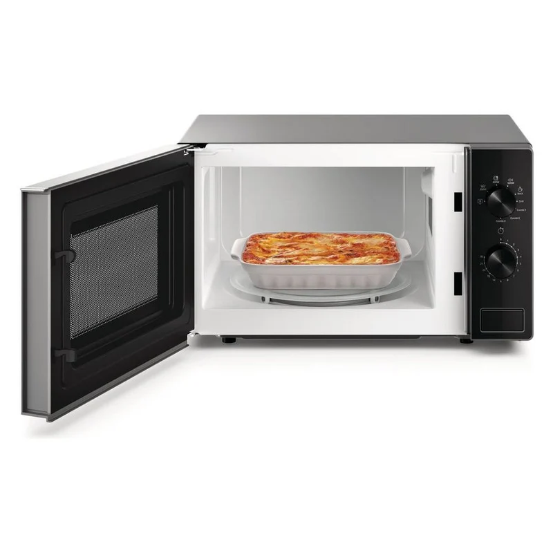 Four à micro-ondes Whirlpool MWP 103 SB 20 litres 700 W (H 66,5 x L 115 x P 96 cm) Noir et argent