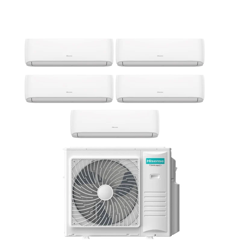Climatiseur Penta-Split Hisense Hi-Comfort 9+9+9+9+12 BTU R-32 Wi-Fi intégré | 5AMW105U4RQC
