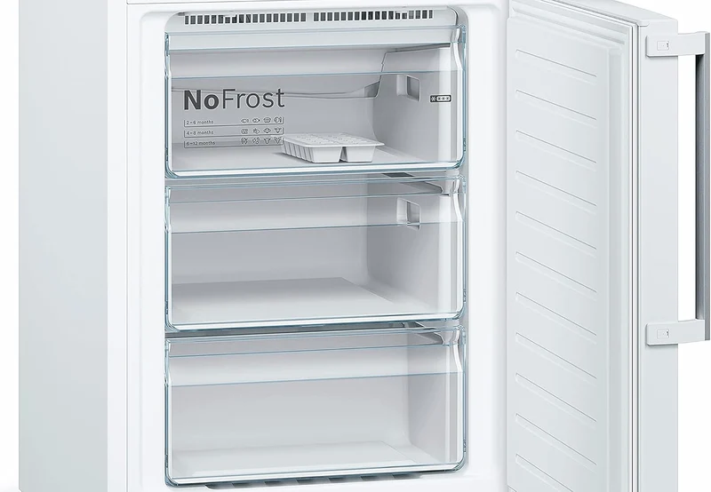 Réfrigérateur combiné Bosch KGN39VWEQ 368 litres Classe E (H 203 x L 60 x P 66) Blanc No Frost