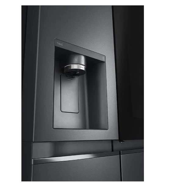 Réfrigérateur LG GSXV91MCAE 635 litres Classe E côte à côte (H 179 x L 91,3 x P 73,5 cm) Wi-Fi avec SmartThinQ Noir