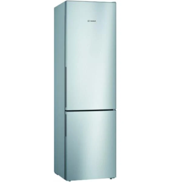 Réfrigérateur combiné Bosch Série 4 KGV39VLEAS 343 litres Classe E (H 201 x L 60 x P 65 cm) en acier inoxydable