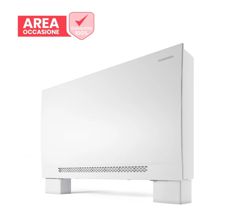 OFFRES SPÉCIALES Ventilateur-convecteur mince avec armoire Sabiana WHISPER CFF-ECM-MV-CB-T 40 avec Wi-Fi et Bluetooth, commande numérique et moteur à variateur de fréquence