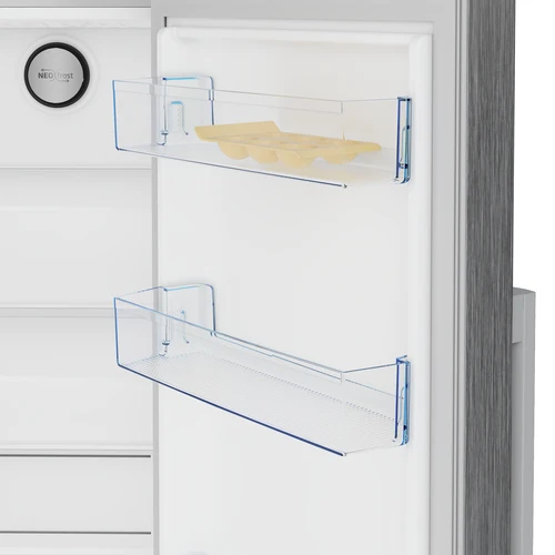 Réfrigérateur américain Beko GN163130PTN 580 litres, Classe F (H 179 x L 91 x P 70,5 cm), compresseur ProSmart Inverter, technologie HarvestFresh, acier inoxydable