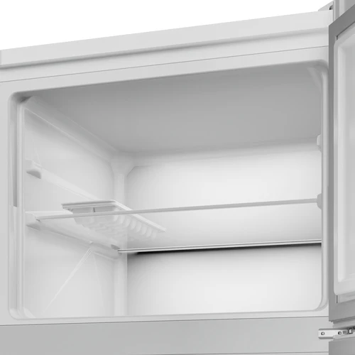 Réfrigérateur Beko RDNE455E40DXBN 406 litres Classe E à deux portes (H 185 x L 70 x P 65,5 cm) avec compresseur Inverter ProSmart, couleur argent.