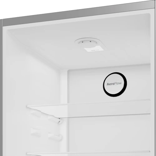 Réfrigérateur combiné Beko B1RCNA364XB 316 litres Classe E (H 186,5 x L 59,5 x P 66,3) AeroFlow Total No Frost, aspect métal