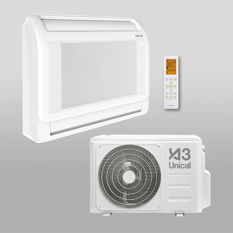 Console Unical 12 000 BTU XMPS 13H Climatiseur à gaz R-32 avec Wi-Fi en option Classe A+++/A++