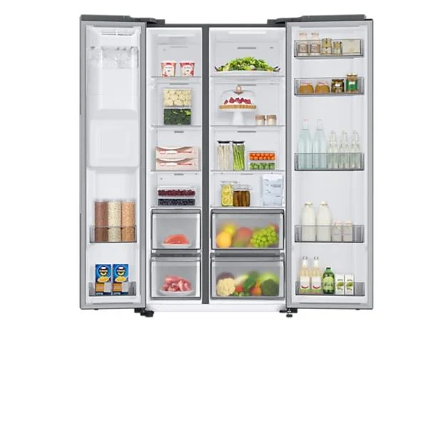 Réfrigérateur Samsung côte à côte 634 litres Classe D (H 178 x L 91,2 x P 71,6 cm) No Frost Smart Conversion Acier inoxydable