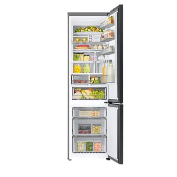 Réfrigérateur Samsung RB38A7B6BB1 Bespoke 387 litres Classe B (H 511 x L 151 x P 167 cm) No Frost, Technologie SpaceMax, Couleur : Noir Optimal Fresh