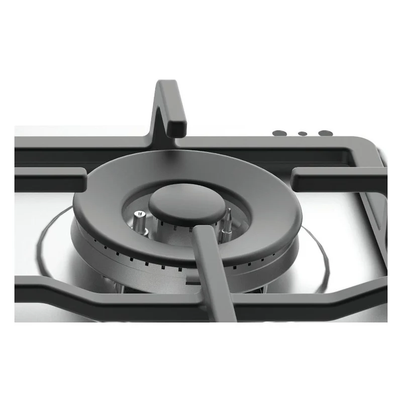 Plaque de cuisson à gaz Whirlpool TGML 661 à 4 brûleurs (L58 x P51) en acier inoxydable