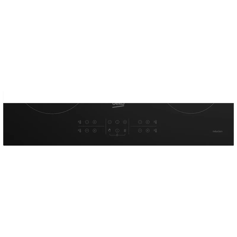 Plaque de cuisson à induction 4 feux Beko Hii 64200 Mt (L 58 x P 51 cm) en vitrocéramique noire