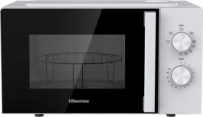 Micro-ondes Hisense H20MOWP1HG 20 litres 700 W (H 65,3 x L 114,8 x P 87,2 cm) Grill Blanc