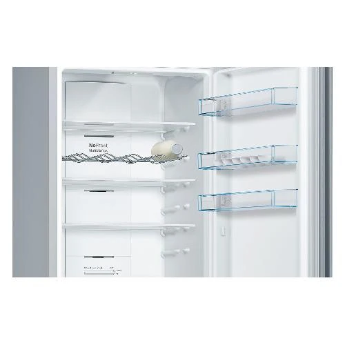 Réfrigérateur combiné Bosch Série 4 KGN392LDC 369 litres Classe D (H 203 x L 60 x P 66 cm) No Frost, aspect métal