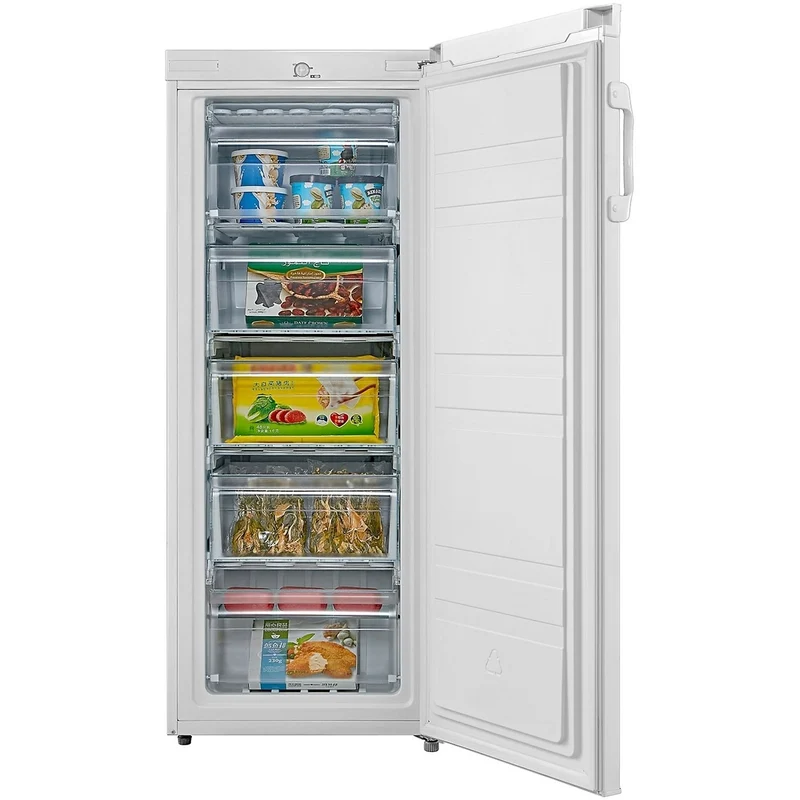 Congélateur vertical Comfee RCU219WH2 160 litres, classe E (H 142 x L 55 x P 55 cm), blanc
