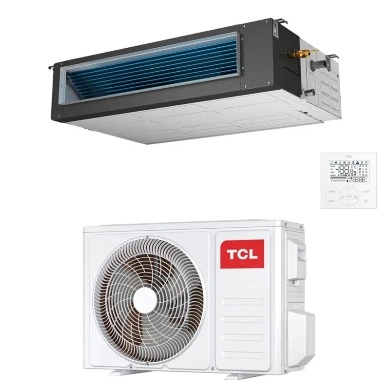 Climatiseur gainable TCL MN36DW1 R-32 Wi-Fi 36 000 BTU avec commande filaire en option incluse