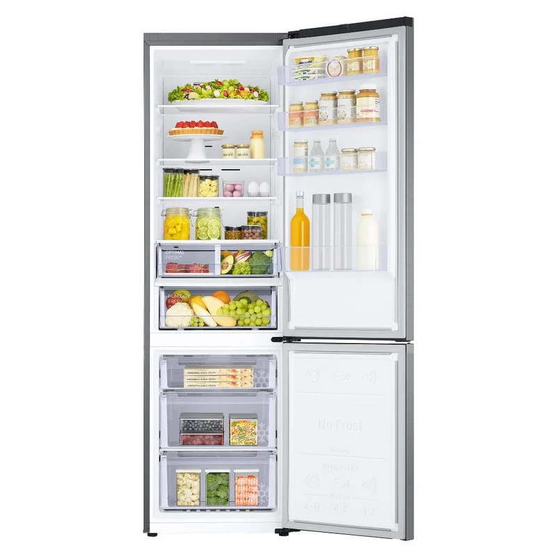 Réfrigérateur Samsung RB38C607AS9 EF ECOFLEX AI Air Space 387 litres Classe A (H 511 x L 151 x P 167 cm) SmartThings Bixby Alexa Total No Frost Argent