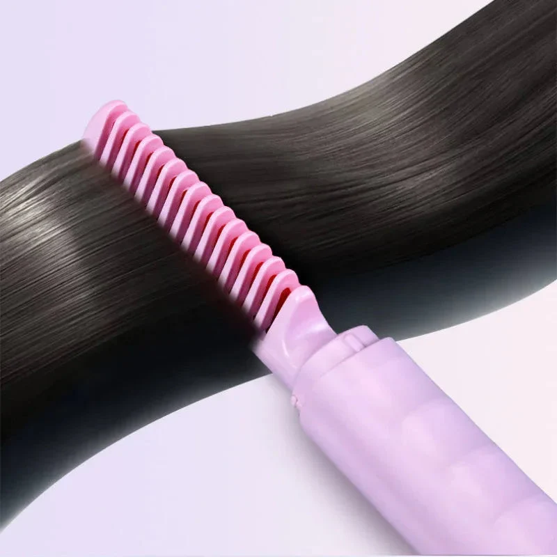 Electric LCD Hair Straightener Comb