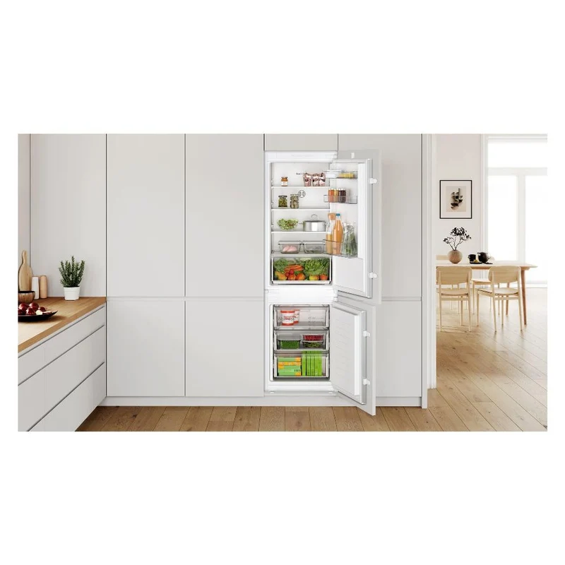 Réfrigérateur encastrable Bosch SERIE 2 KIN86NSE0 260 litres Classe E (H 177,2 x L 54,1 x P 54,8 cm) No Frost Multi Box XXL
