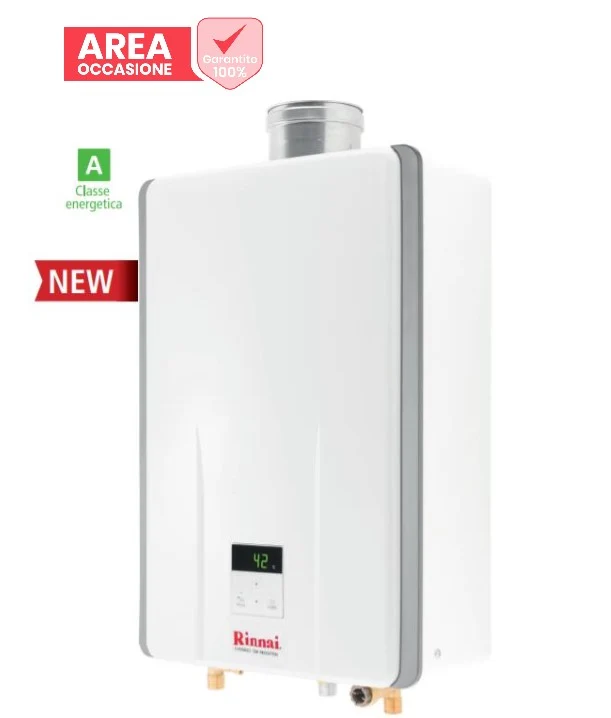 OFFRES SPÉCIALES Chauffe-eau Chauffe-eau à gaz RINNAI INFINITY 17i au méthane avec kit de conduit de fumée, code REU-A1720FFU - NEUF