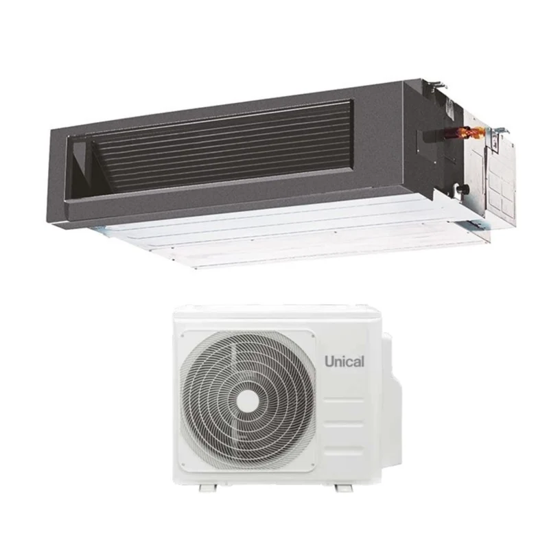 Climatiseur gainable Unical 30 000 BTU CN11 30H Classe A++/A+ Gaz R-32 Wi-Fi en option
