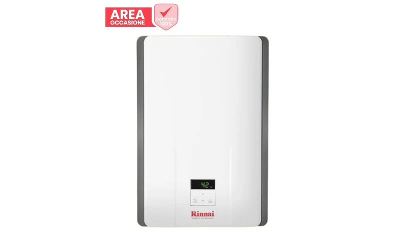 OFFRES SPÉCIALES Chauffe-eau à gaz RINNAI ONE 11i au méthane REU-A1111FFU-NG, complet avec kit d'évacuation des gaz de combustion