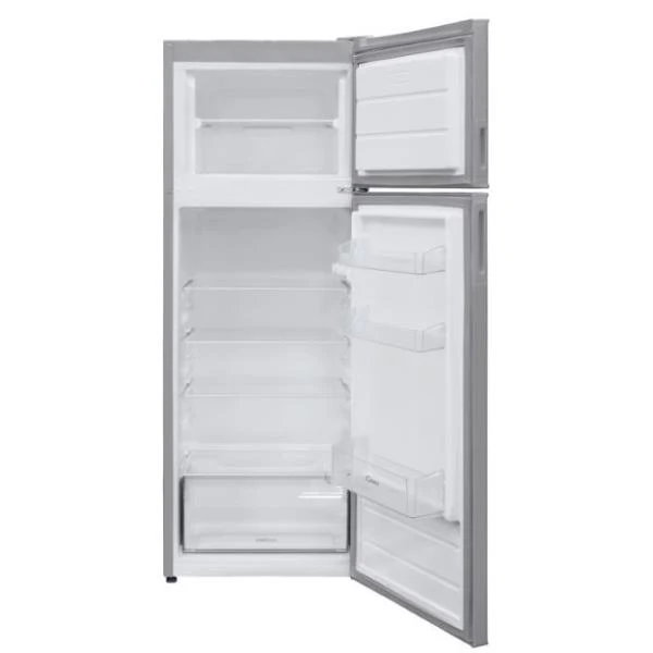 Réfrigérateur statique à deux portes Candy CDV1S514FS 213 litres, classe F (H 145 x L 54 x P 57 cm), argent