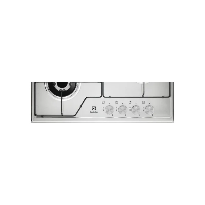 Plaque de cuisson à gaz Electrolux série 600 Kgs6434Sx à 4 brûleurs (L 59,5 x P 51 cm) en acier inoxydable