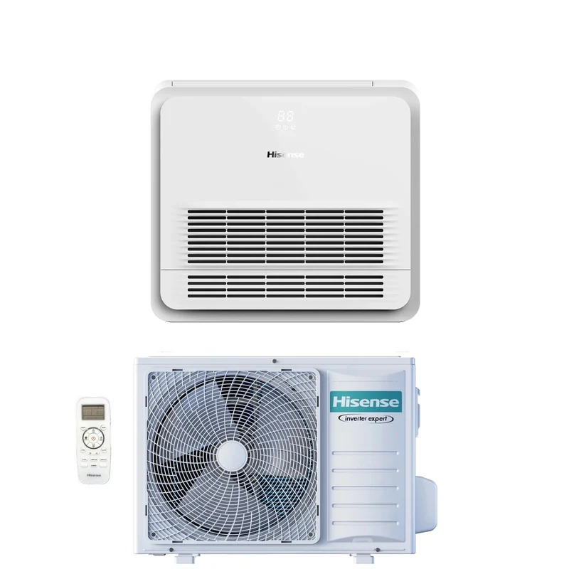 Climatiseur console Hisense Inverter 18 000 BTU AKT52UR4RK4 + AUW52U4RS7 R-32 Wi-Fi en option avec télécommande standard incluse