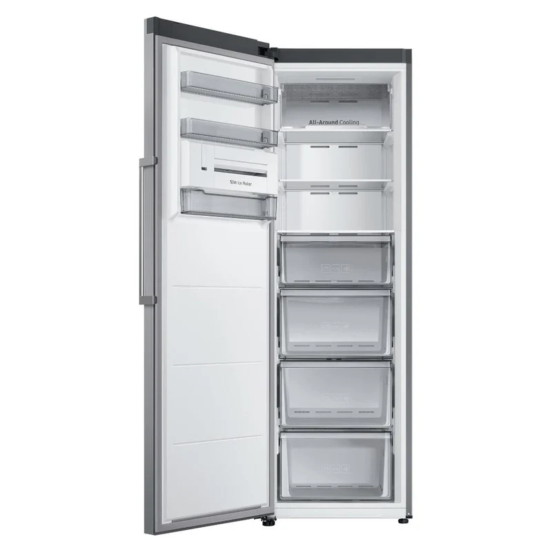 Congélateur vertical Samsung RZ32C7BFES9 EF TWIN AI Series 323 litres Classe E (185,3 x 59,5 x 64,4 cm) Total No Frost SmartThings Acier inoxydable