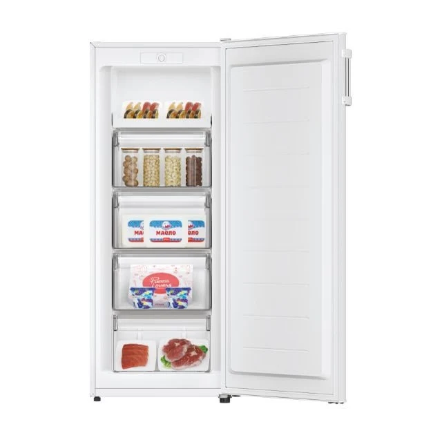 Congélateur vertical Candy CUQS 513EWH 163 litres, classe E (H 138 x L 54,5 x P 56,5 cm), blanc statique