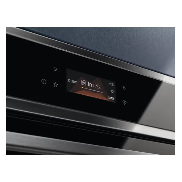 Four à micro-ondes Electrolux série 600 EVM8E08X, 42 litres, 1000 W (H 45 x L 56 x P 55 cm), grill, commandes tactiles, noir