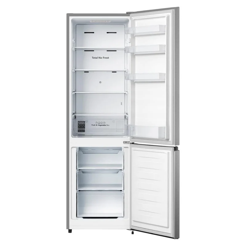 Réfrigérateur combiné Hisense FCN255ACE 255 litres Classe E (H 179,7 x L 55 x P 56,3 cm) en acier inoxydable à dégivrage automatique