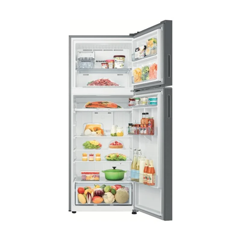 Réfrigérateur Samsung RT47CG6626S9 BESPOKE AI 465 litres Classe E à deux portes (H 182,5 x L 70 x P 71,7 cm) SmartThings Bixby Alexa Métal Acier inoxydable