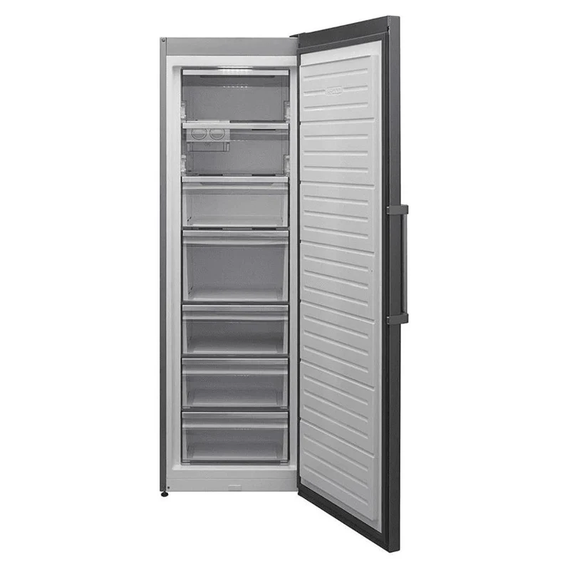 Congélateur vertical Sharp SJ SC41CHXIE 280 litres, classe E (H 187 x L 60 x P 69,8 cm), commandes tactiles statiques