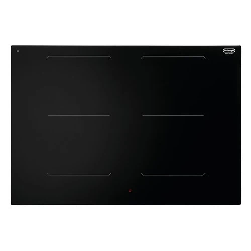 Plaque de cuisson à induction De Longhi Life Sli 754 Bridge 4 brûleurs (L75 x P52) en vitrocéramique noire