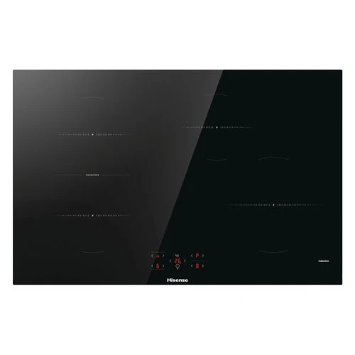 Plaque de cuisson à induction Hisense HI8421BSC 4 feux (L 79,5 x P 52 cm) en vitrocéramique noire