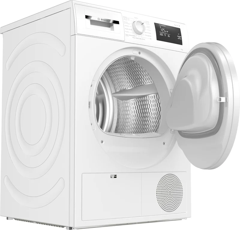 Sèche-linge à condensation Bosch WTH83058II Série 4, 8 kg, classe A+ (H 84,2 x L 59,8 x P 61,3 cm), écran LED blanc