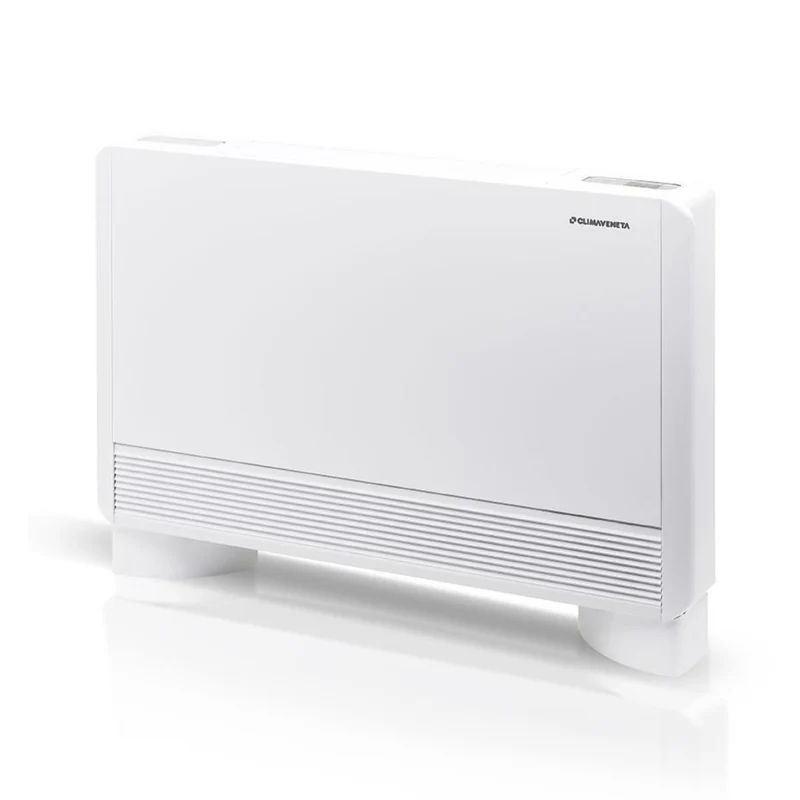 Ventilo-convecteur avec ventilateur tangentiel et moteur à variateur de fréquence Climaveneta i-LIFE2 SLIM 270, version 2 tubes, commande intégrée incluse