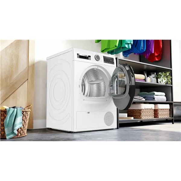 Sèche-linge à pompe à chaleur Bosch Série 6 WQG23100IT 8 kg Classe A++ (H 84,2 x L 59,8 x P 61,3 cm) Nettoyage facile demi-charge Blanc