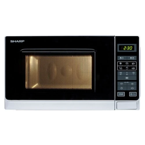 Four à micro-ondes Sharp R 242INW 20 litres 800 W (H 65,3 x L 111,9 x P 91 cm) Argent et noir