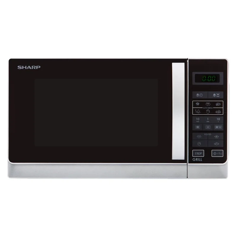 Four à micro-ondes Sharp R 242INW 20 litres 800 W (H 65,3 x L 111,9 x P 91 cm) Argent et noir
