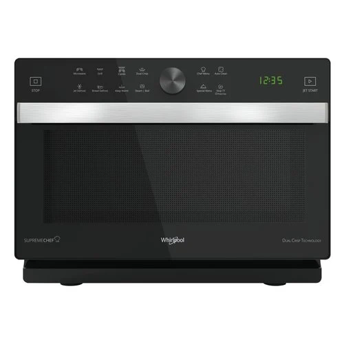 Four à micro-ondes à chargement frontal Whirlpool Supreme Chef MWP 337 SB 33 litres 900 W (H 95 x L 124 x P 126 cm) Noir et argent