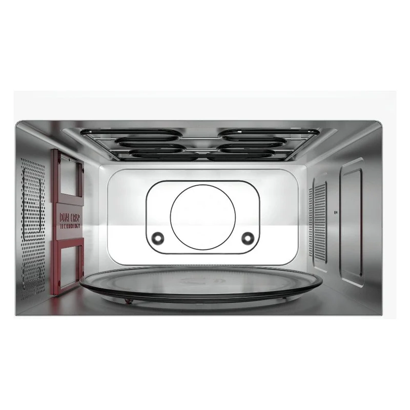 Four à micro-ondes à chargement frontal Whirlpool Supreme Chef MWP 337 SB 33 litres 900 W (H 95 x L 124 x P 126 cm) Noir et argent