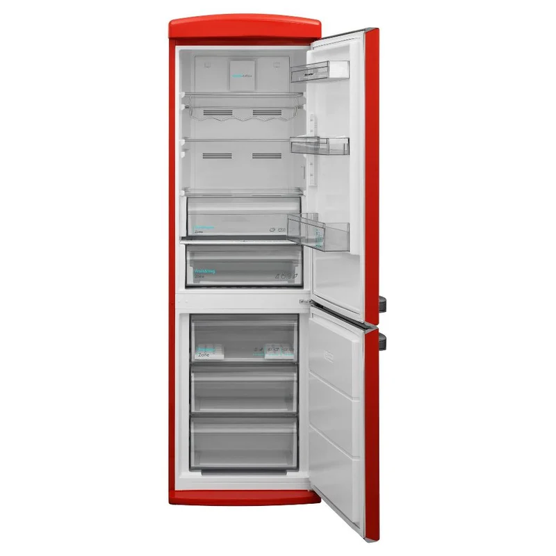 Frigorifero Combinato Sharp SJ NRA10RMXRD Classe D 230 Litri (A190,1xL60,5xP68,1) Total No Frost Rosso