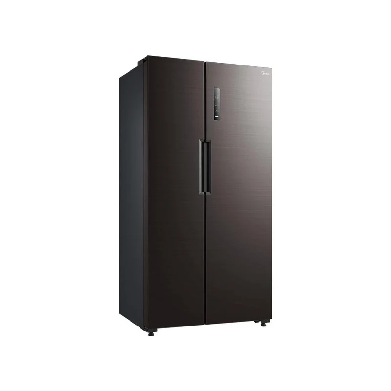 Réfrigérateur Midea côte à côte pose libre MDRS723MYF28 540 litres Classe F (H 179,3 x L 91 x P 65,8 cm) Total No Frost Inverter Quattro Noir